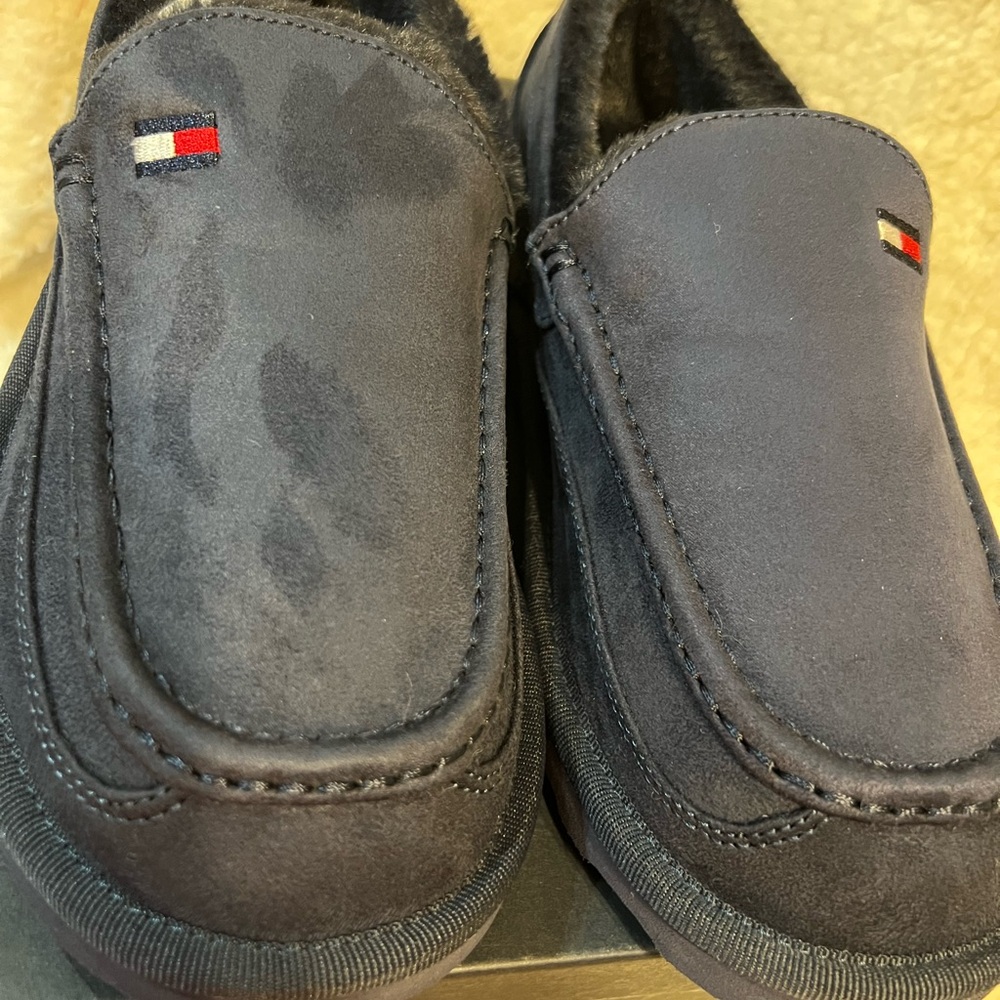Tommy Hilfiger Men's Dark Blue Slip-On Loafers